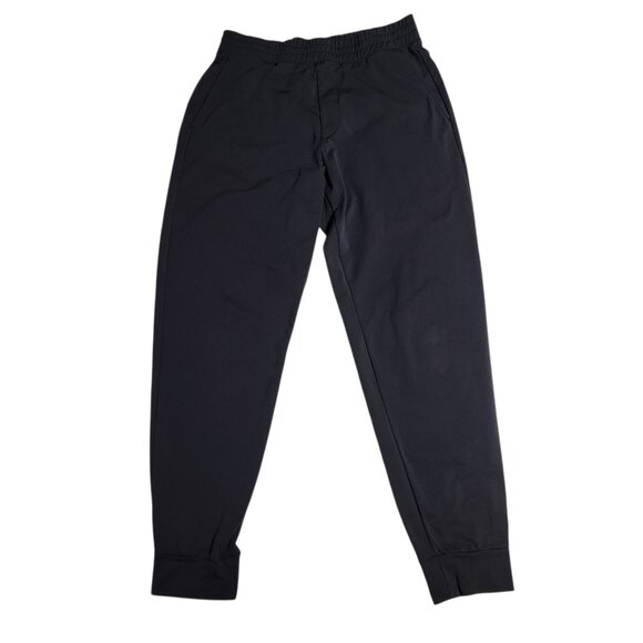 Uniqlo AIRism Pants Ultra Stretch Joggers Tapered Leg Blue Mens Medium NEW - Picture 1 of 12